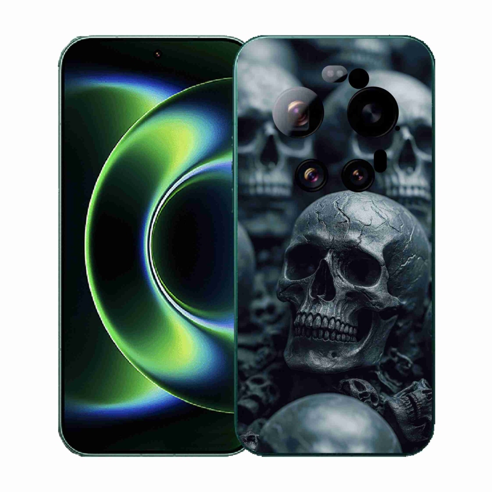 Gélový kryt mmCase na Xiaomi 17 Ultra - lebka 2