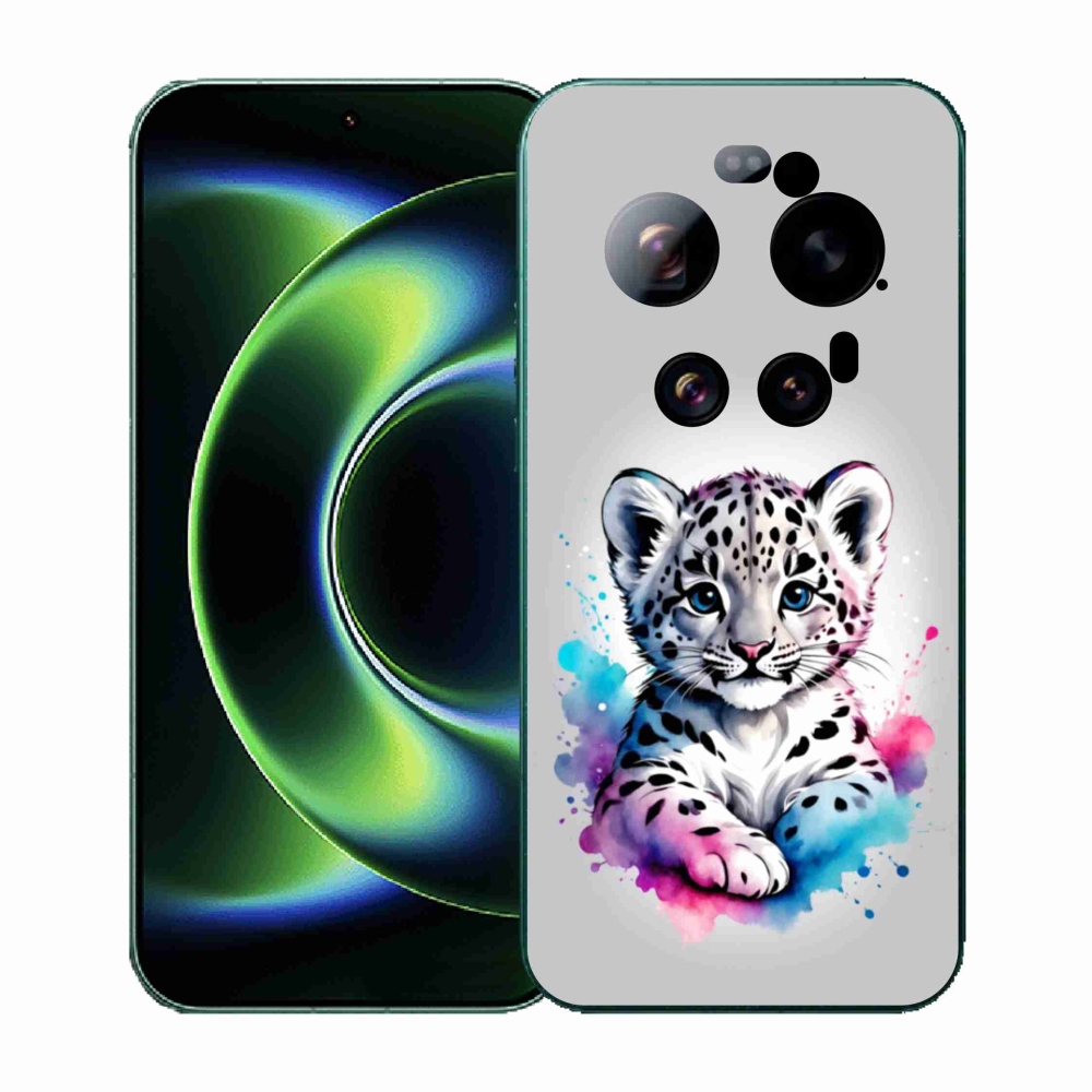 Gélový kryt mmCase na Xiaomi 17 Ultra - leopardej mláďa