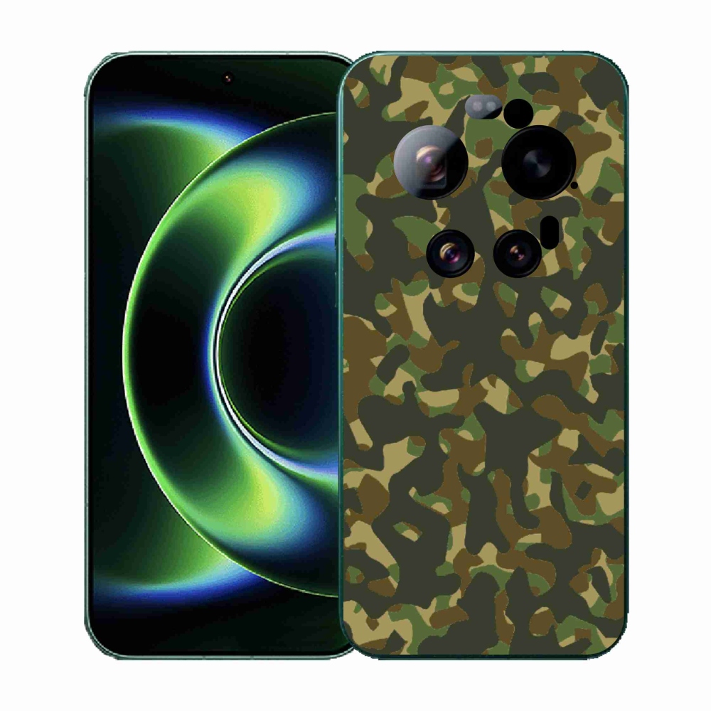 Gélový kryt mmCase na Xiaomi 17 Ultra - maskáčový vzor 1