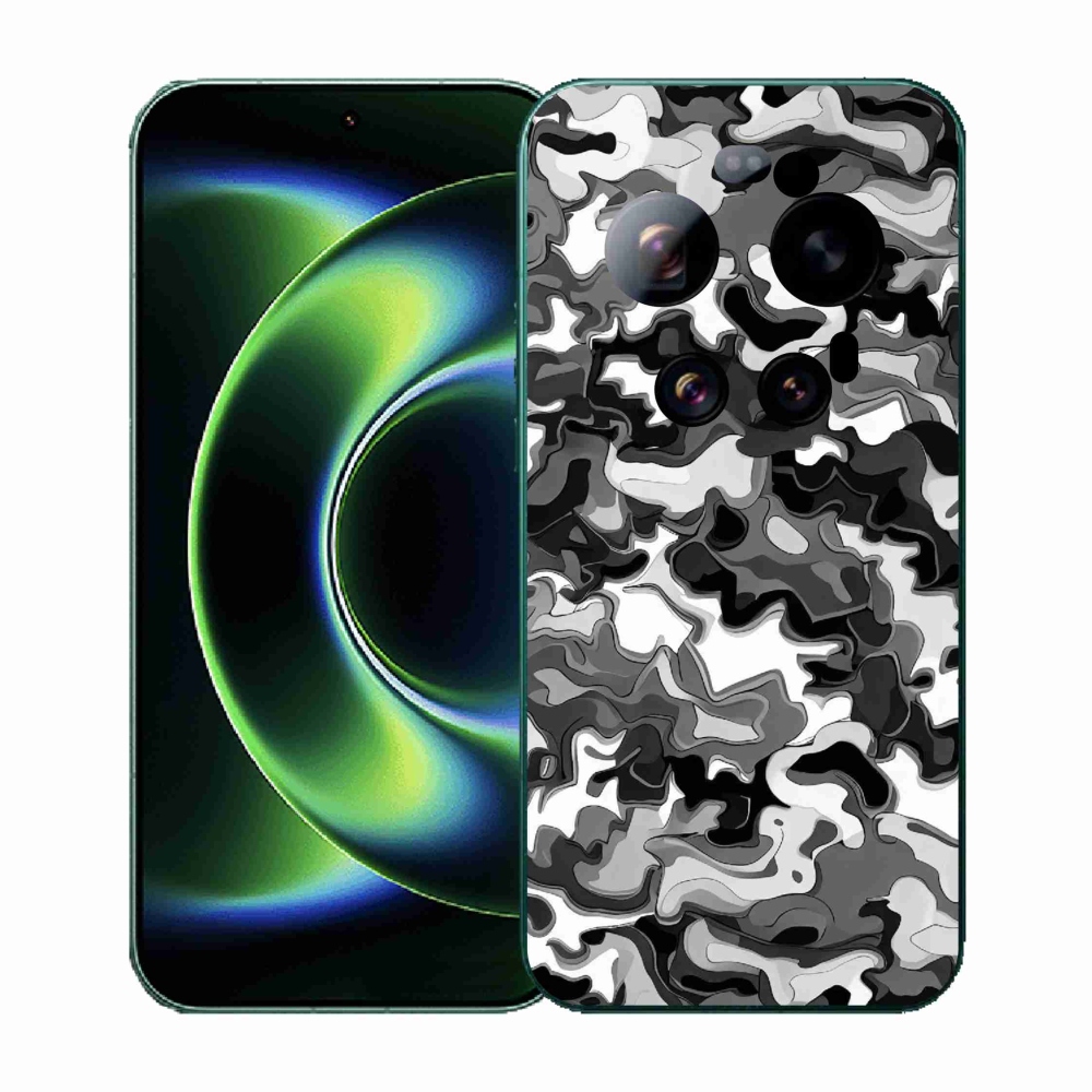 Gélový kryt mmCase na Xiaomi 17 Ultra - maskáčový vzor 3