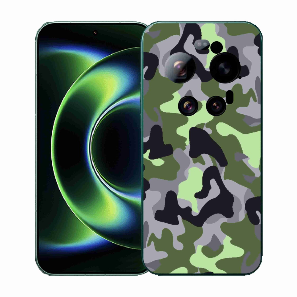 Gélový kryt mmCase na Xiaomi 17 Ultra - maskáčový vzor 7