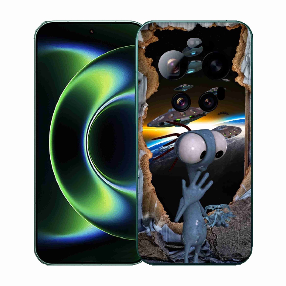 Gélový kryt mmCase na Xiaomi 17 Ultra - mimozemšťan