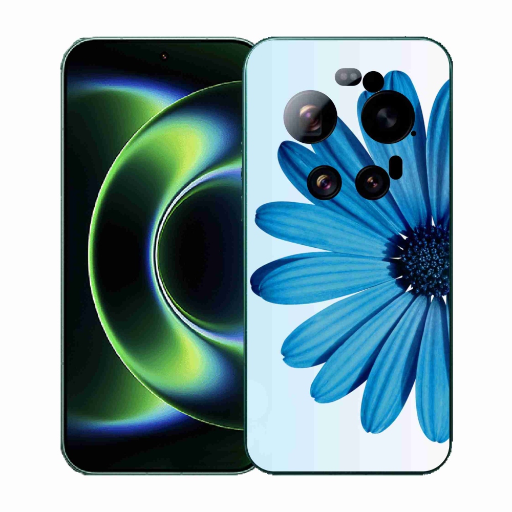 Gélový kryt mmCase na Xiaomi 17 Ultra - modrá margaréta