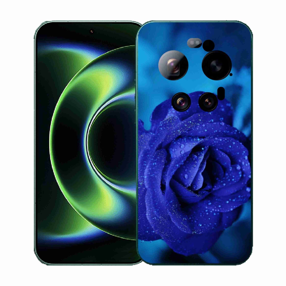 Gélový kryt mmCase na Xiaomi 17 Ultra - modrá ruža