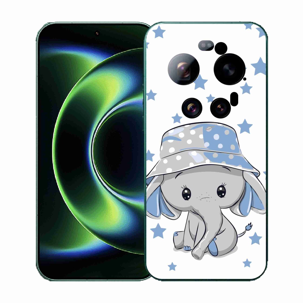 Gélový kryt mmCase na Xiaomi 17 Ultra - modrý slon