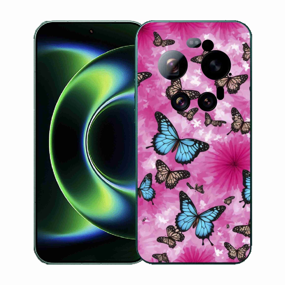 Gélový kryt mmCase na Xiaomi 17 Ultra - motýlia záhrada