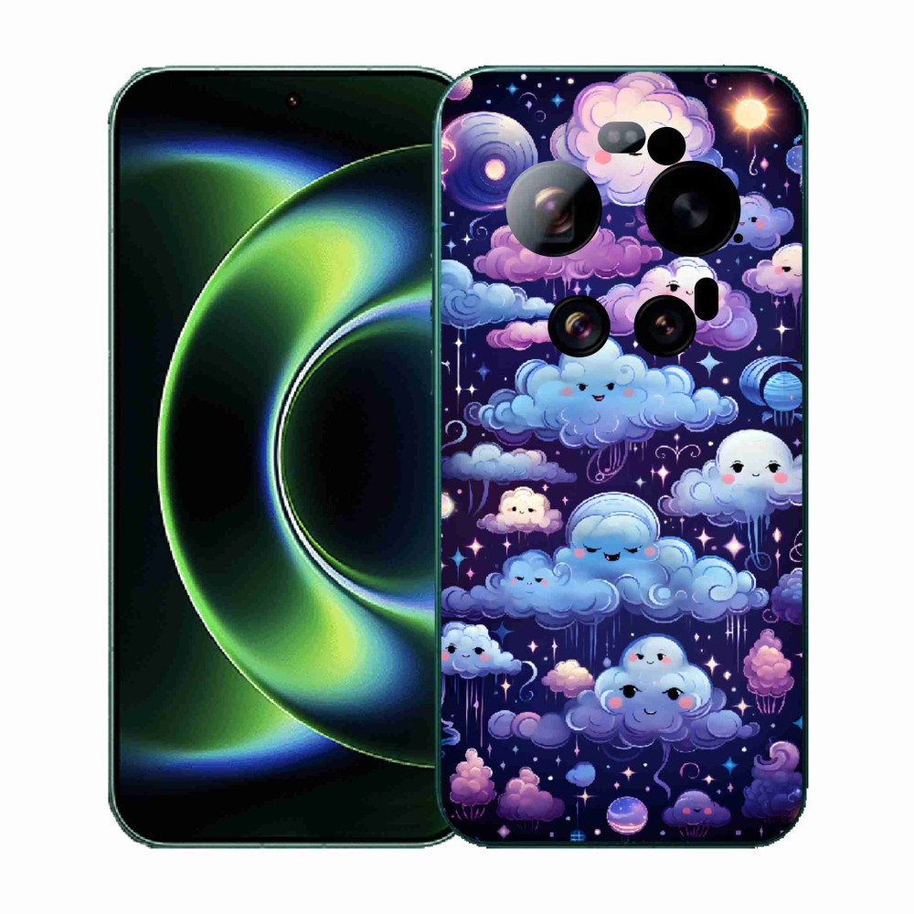 Gélový kryt mmCase na Xiaomi 17 Ultra - mráčiky