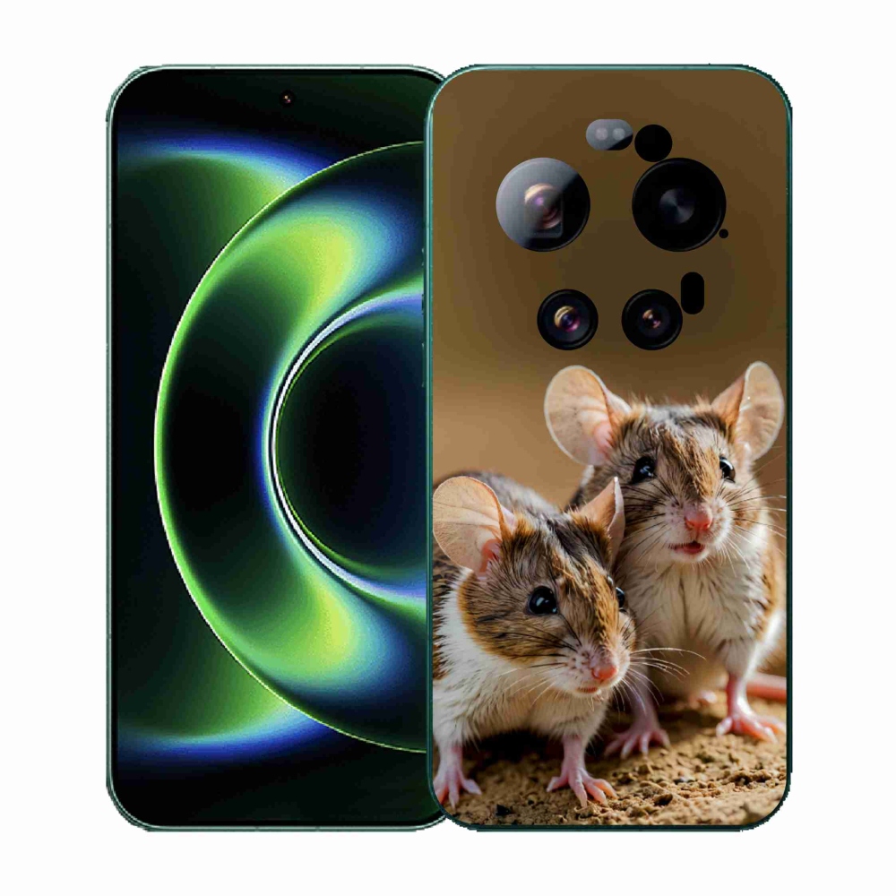 Gélový kryt mmCase na Xiaomi 17 Ultra - myší duo