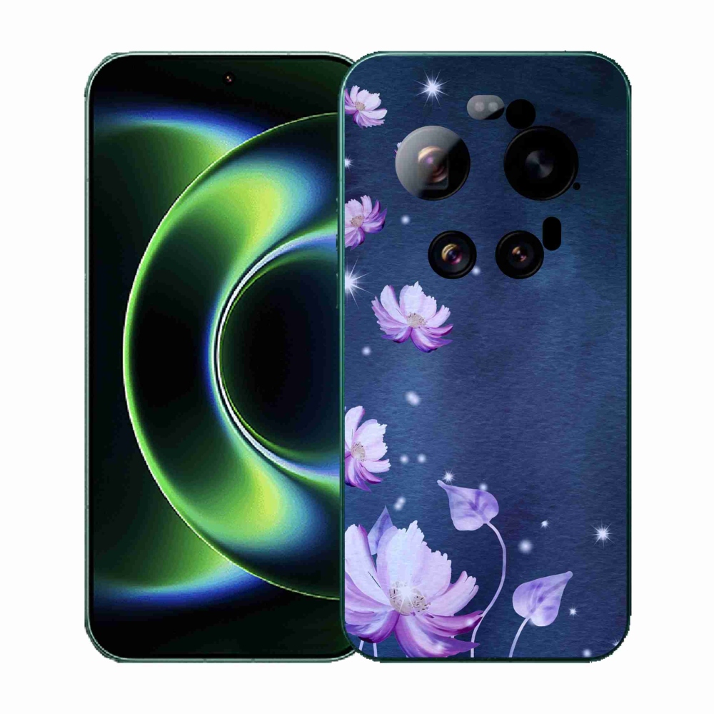 Gélový kryt mmCase na Xiaomi 17 Ultra - padajúce kvety