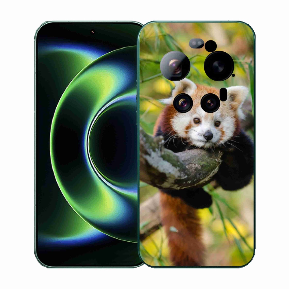 Gélový kryt mmCase na Xiaomi 17 Ultra - panda červená
