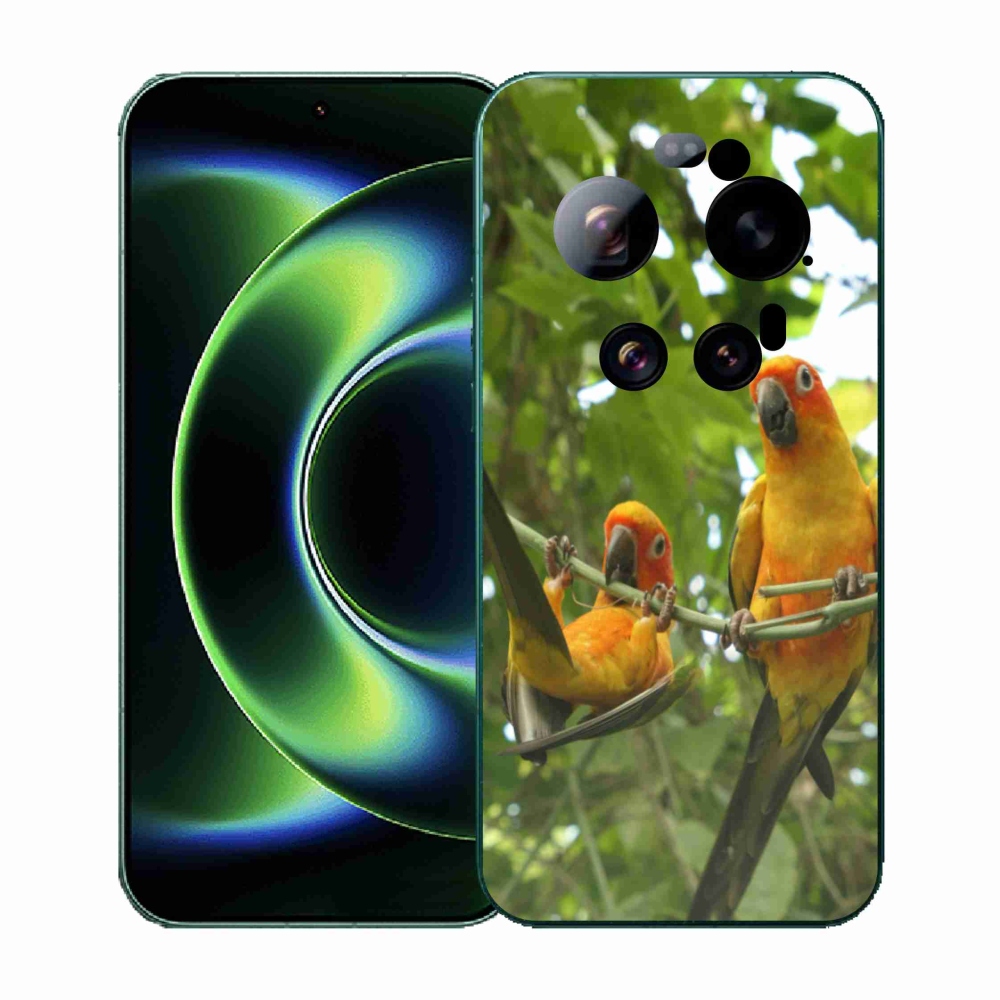 Gélový kryt mmCase na Xiaomi 17 Ultra - papagáje aratingy