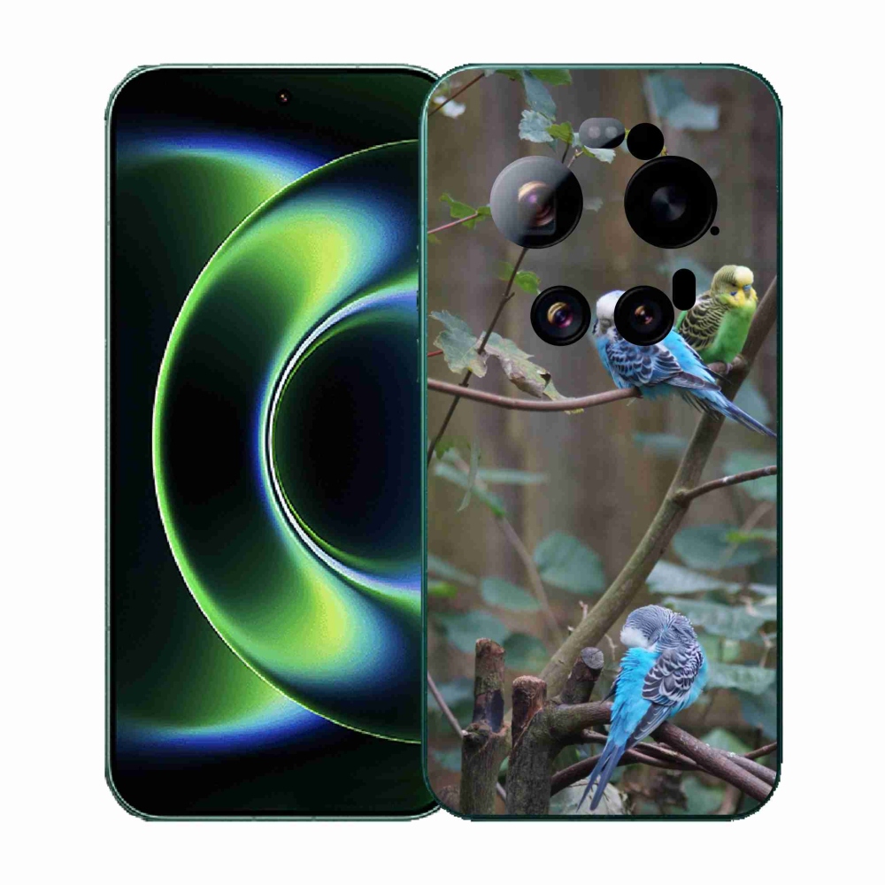 Gélový kryt mmCase na Xiaomi 17 Ultra - papagáje na vetve