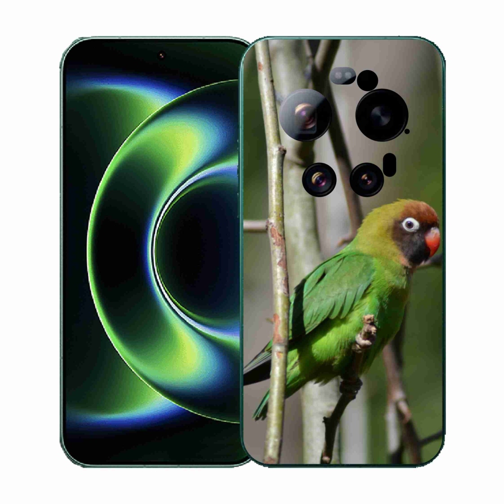 Gélový kryt mmCase na Xiaomi 17 Ultra - papagáj agapornis