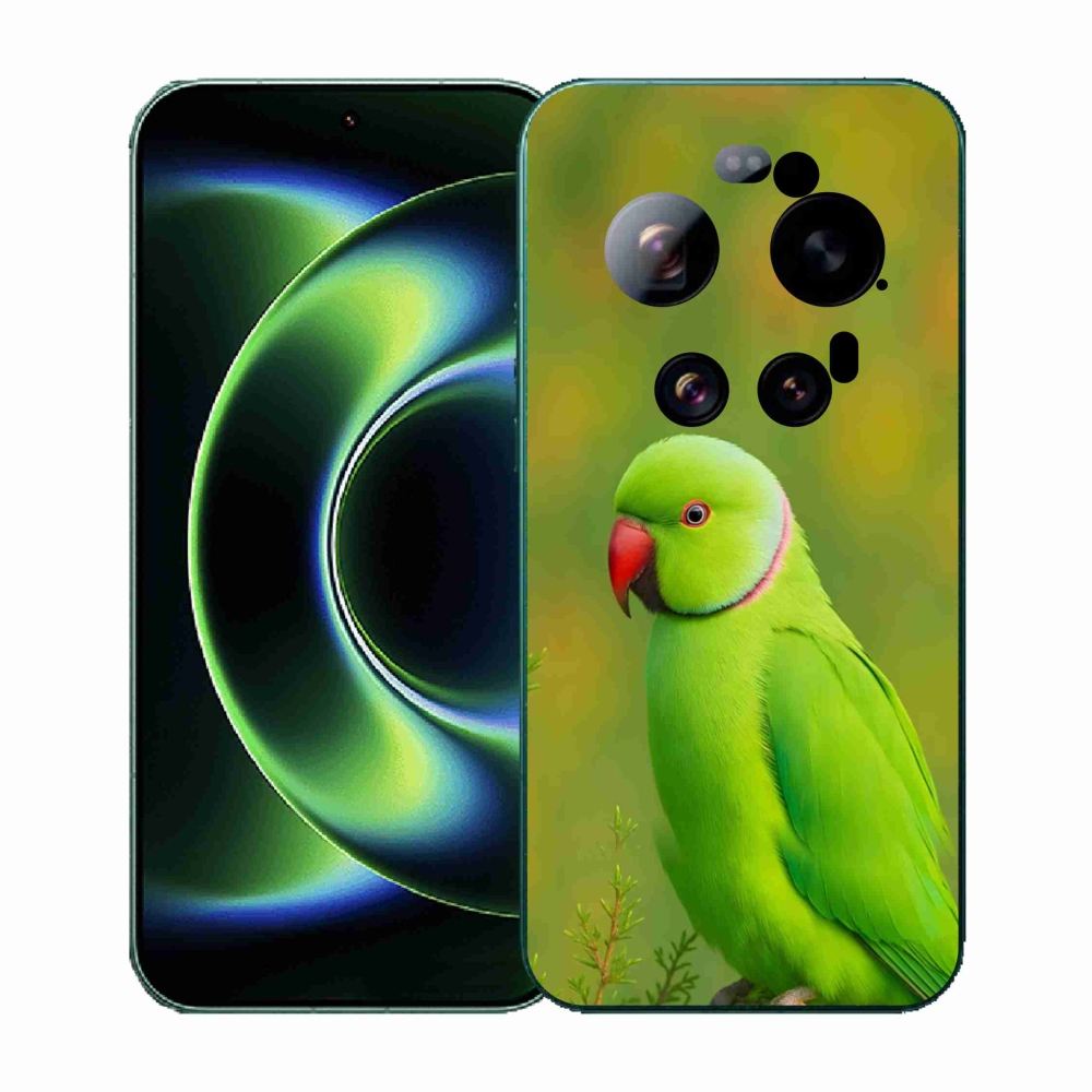 Gélový kryt mmCase na Xiaomi 17 Ultra - papagáj Alexandr 2