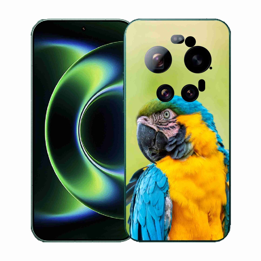 Gélový kryt mmCase na Xiaomi 17 Ultra - papagáj ara 2