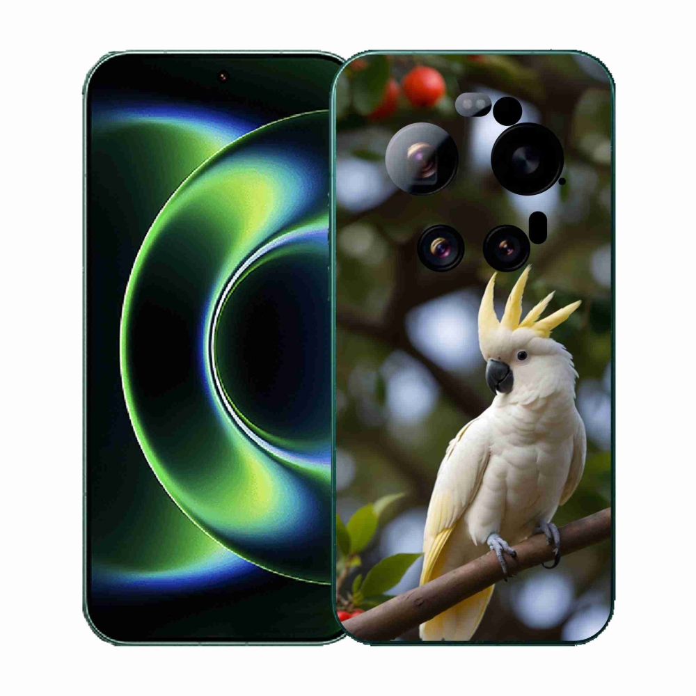 Gélový kryt mmCase na Xiaomi 17 Ultra - papagáj kakadu 3