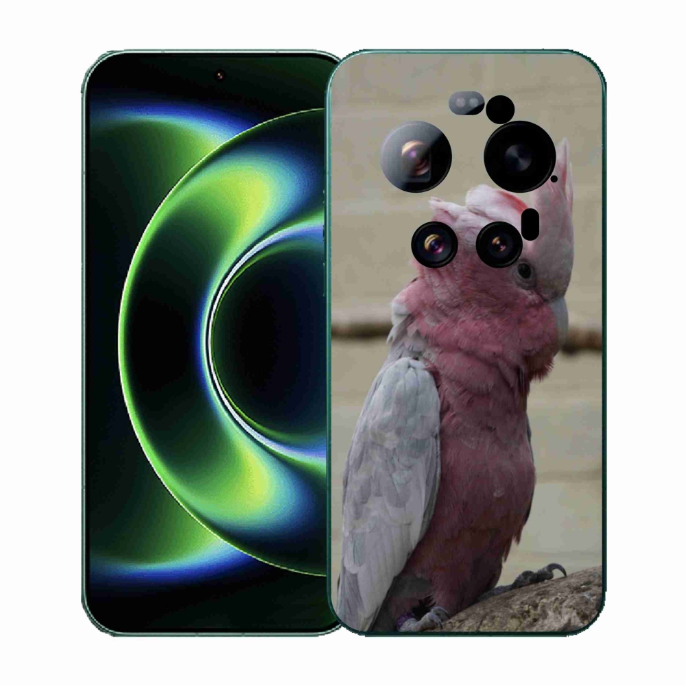 Gélový kryt mmCase na Xiaomi 17 Ultra - papagáj kakadu ružový