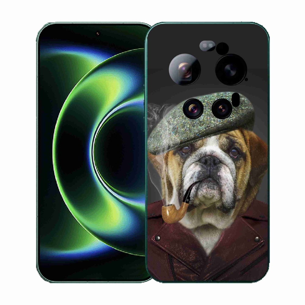 Gélový kryt mmCase na Xiaomi 17 Ultra - pes s fajkou