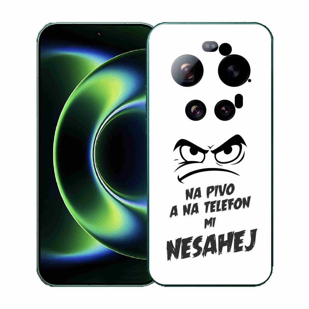 Gélový kryt mmCase na Xiaomi 17 Ultra - pivný motív 2 biele pozadie