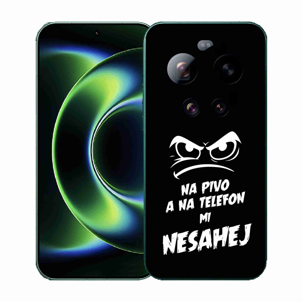 Gélový kryt mmCase na Xiaomi 17 Ultra - pivný motív 2 čierne pozadie