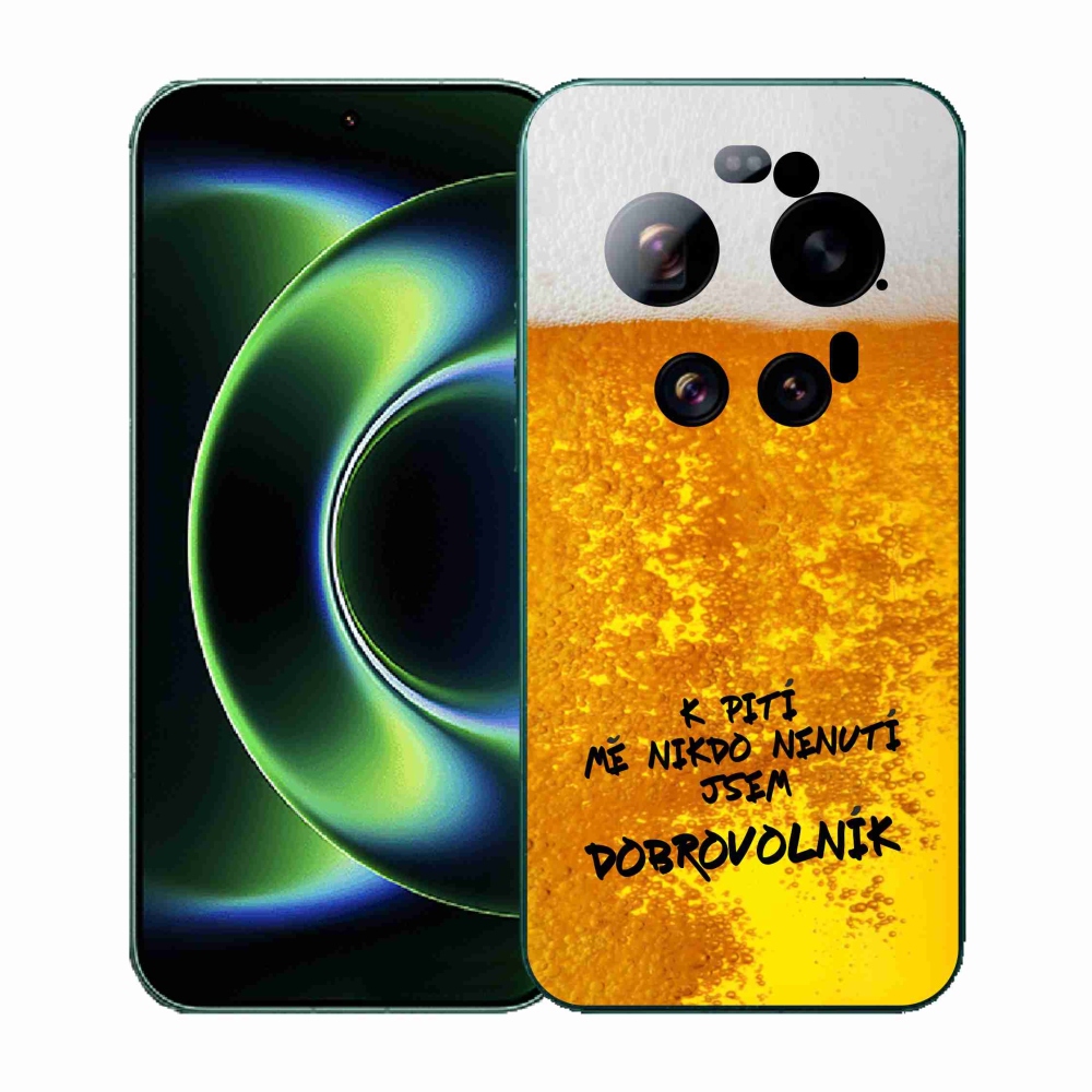 Gélový kryt mmCase na Xiaomi 17 Ultra - pivný motív 4