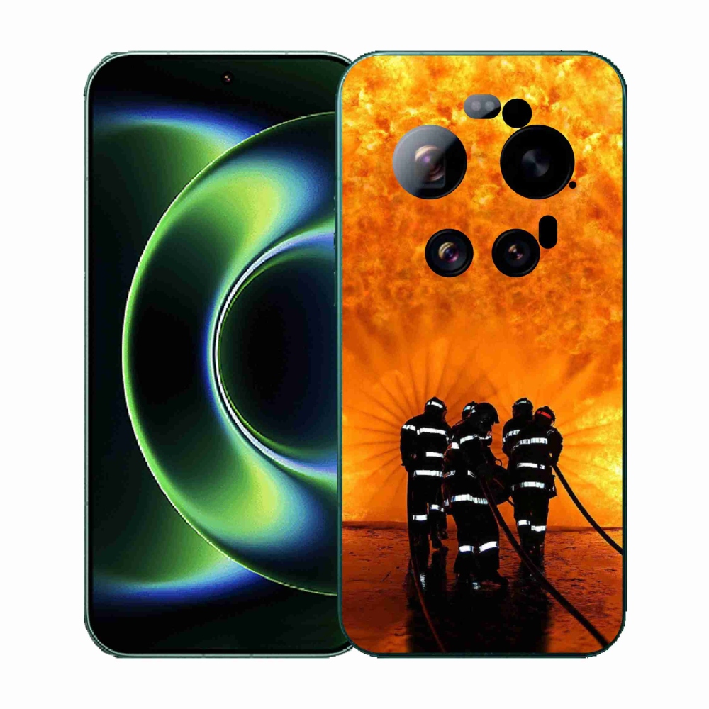 Gélový kryt mmCase na Xiaomi 17 Ultra - požiar