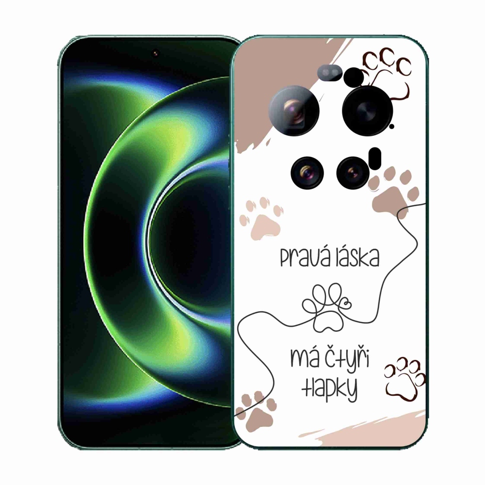 Gélový kryt mmCase na Xiaomi 17 Ultra - psí motív 1 biele pozadie