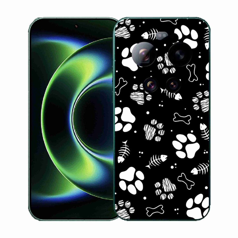 Gélový kryt mmCase na Xiaomi 17 Ultra - psie labky