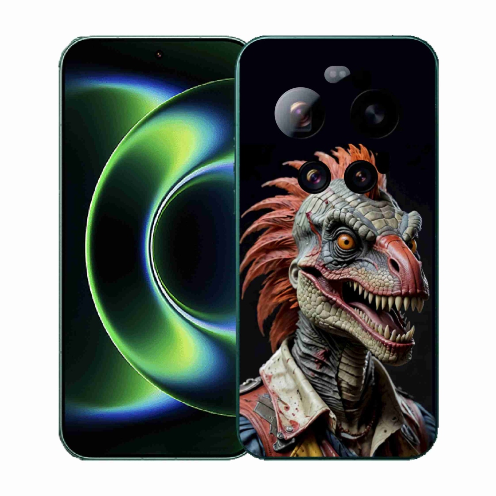Gélový kryt mmCase na Xiaomi 17 Ultra - punk dinosaurus