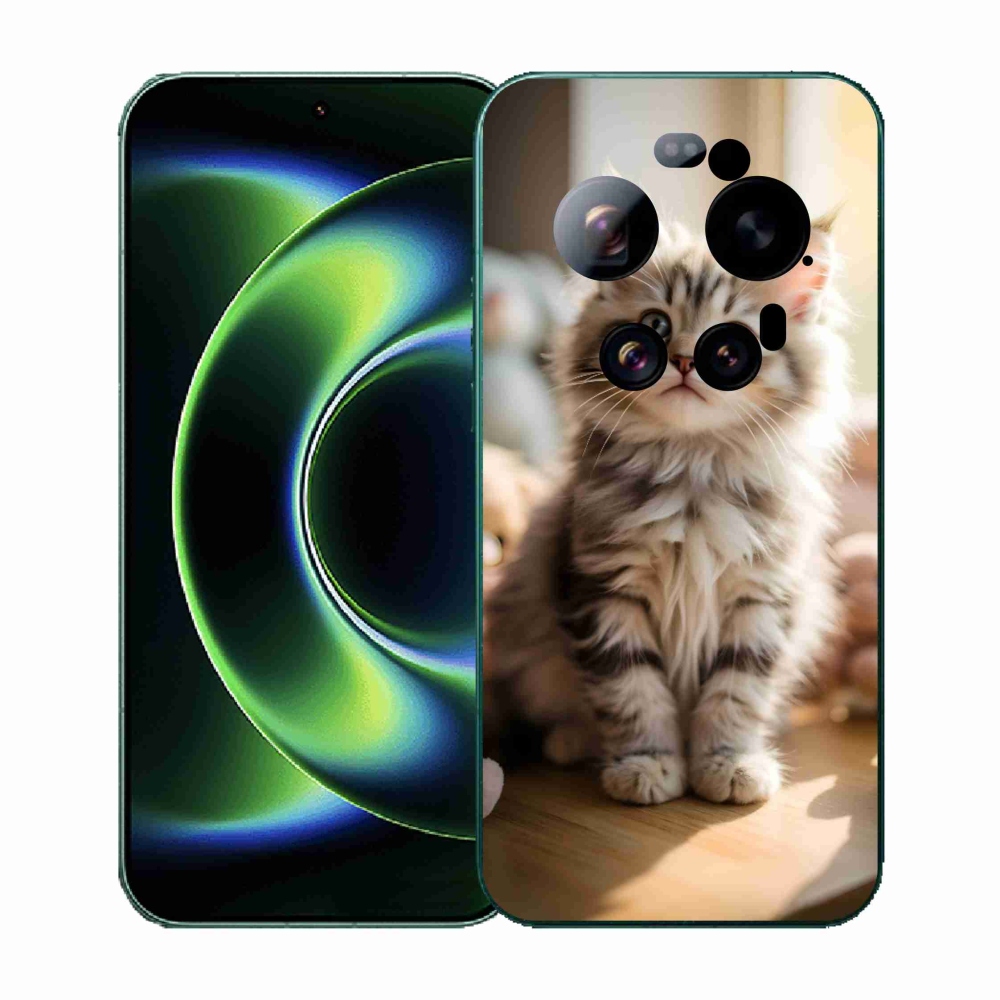 Gélový kryt mmCase na Xiaomi 17 Ultra - roztomilé mačiatko 10