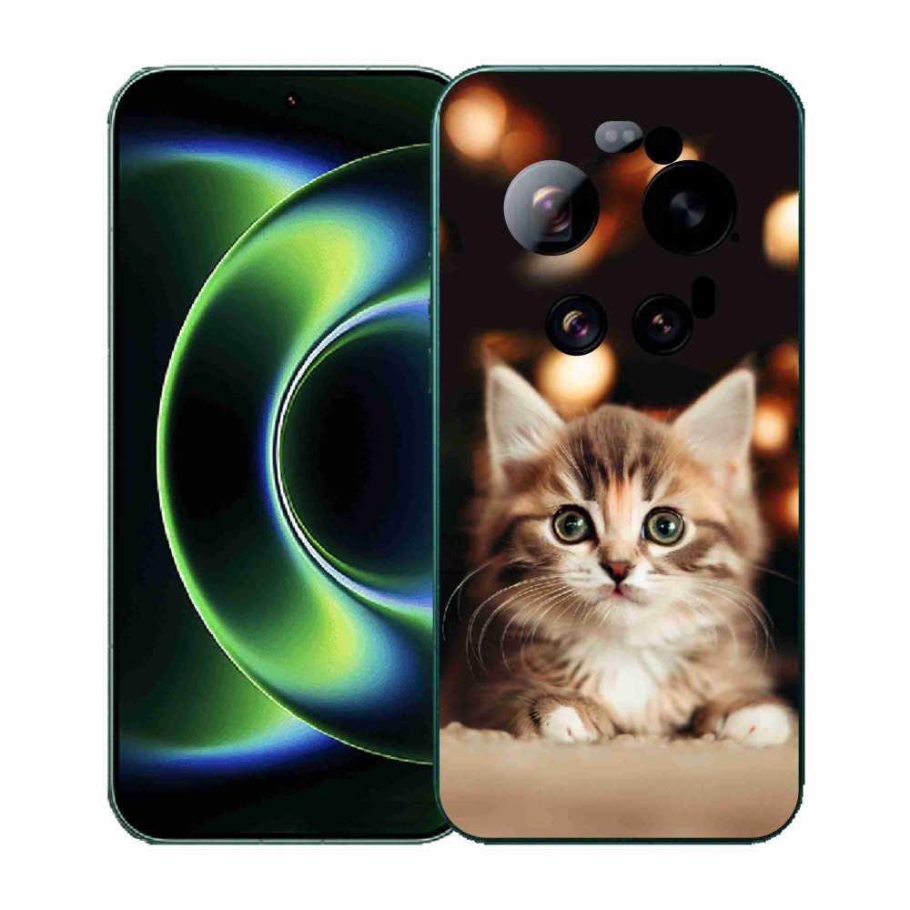 Gélový kryt mmCase na Xiaomi 17 Ultra - roztomilé mačiatko 2