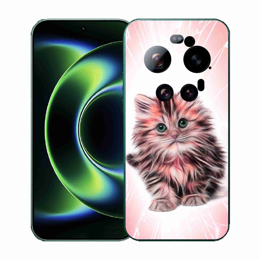 Gélový kryt mmCase na Xiaomi 17 Ultra - roztomilé mačiatko