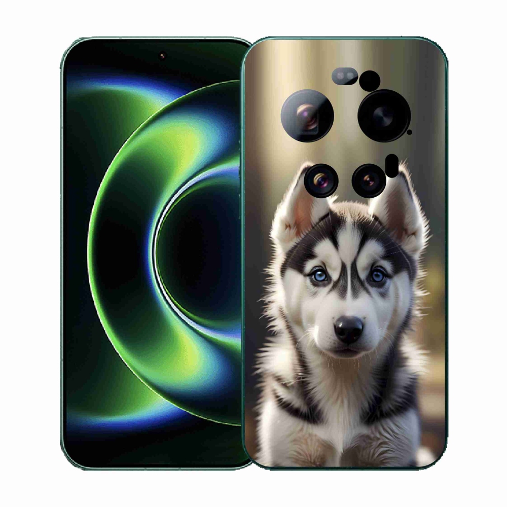 Gélový kryt mmCase na Xiaomi 17 Ultra - roztomilý sibírsky husky