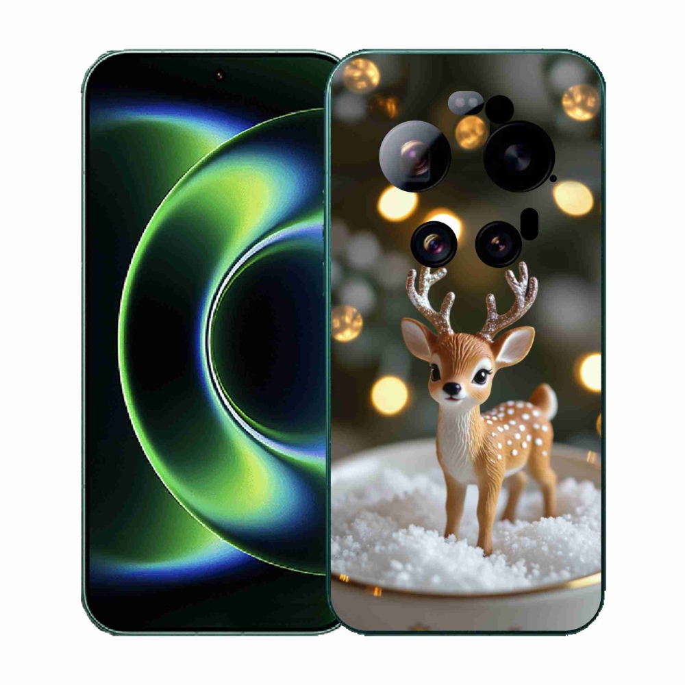 Gélový kryt mmCase na Xiaomi 17 Ultra - roztomilý vianočný jeleň