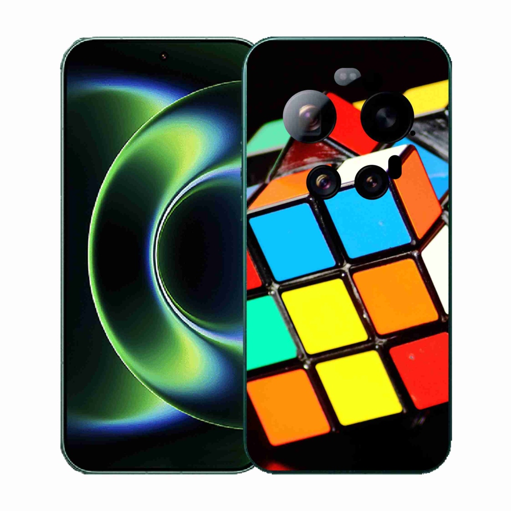 Gélový kryt mmCase na Xiaomi 17 Ultra - rubikova kocka