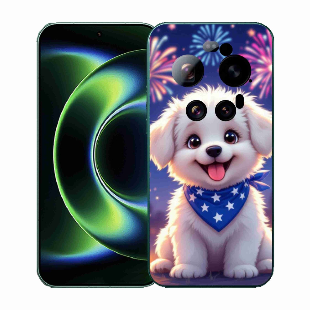 Gélový kryt mmCase na Xiaomi 17 Ultra - slávnostné šteňa