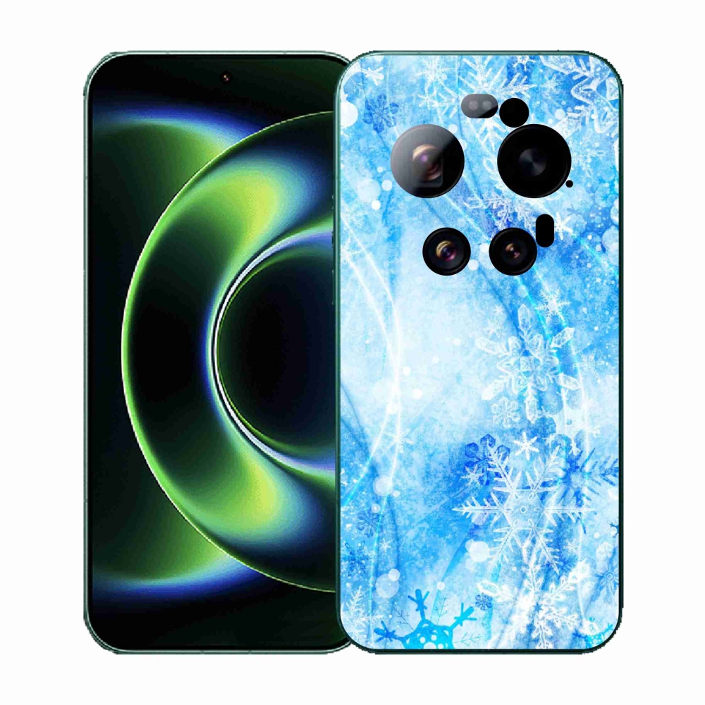 Gélový kryt mmCase na Xiaomi 17 Ultra - snehové vločky