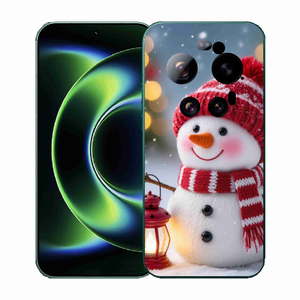 Gélový kryt mmCase na Xiaomi 17 Ultra - snehuliak 2