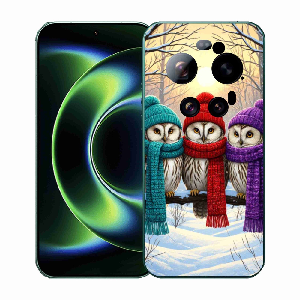 Gélový kryt mmCase na Xiaomi 17 Ultra - soví priatelia