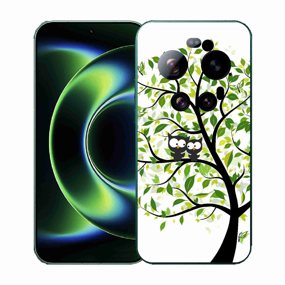 Gélový kryt mmCase na Xiaomi 17 Ultra - malej sovy na strome