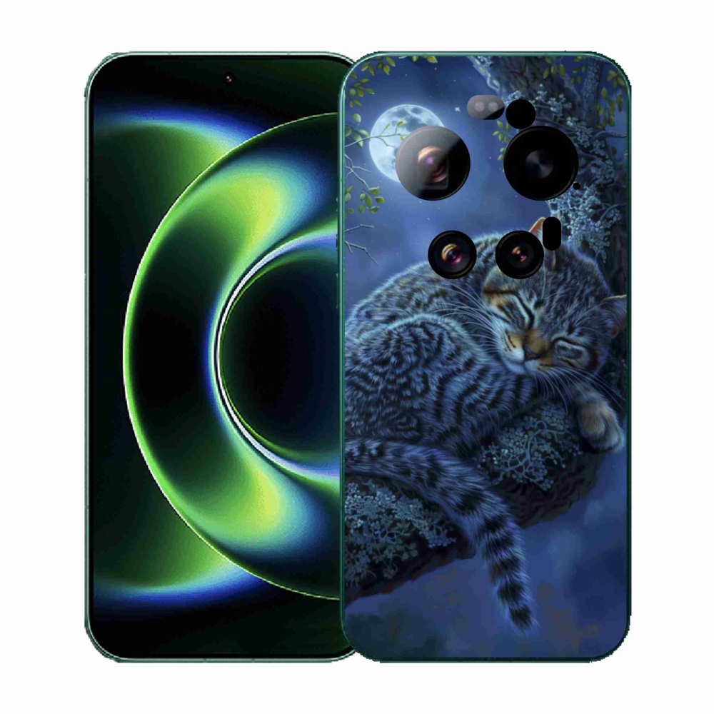 Gélový kryt mmCase na Xiaomi 17 Ultra - spiaca mačka