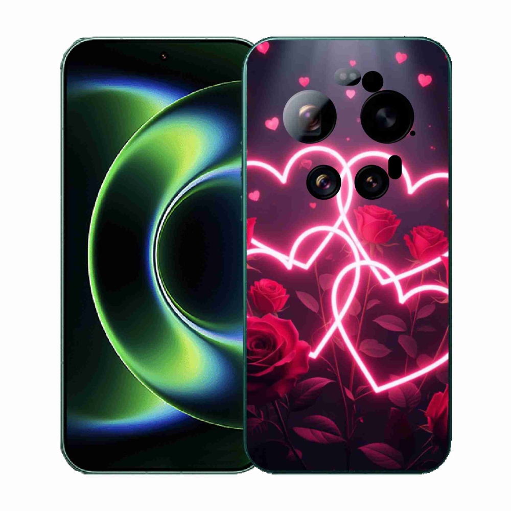 Gélový kryt mmCase na Xiaomi 17 Ultra - srdce lásky