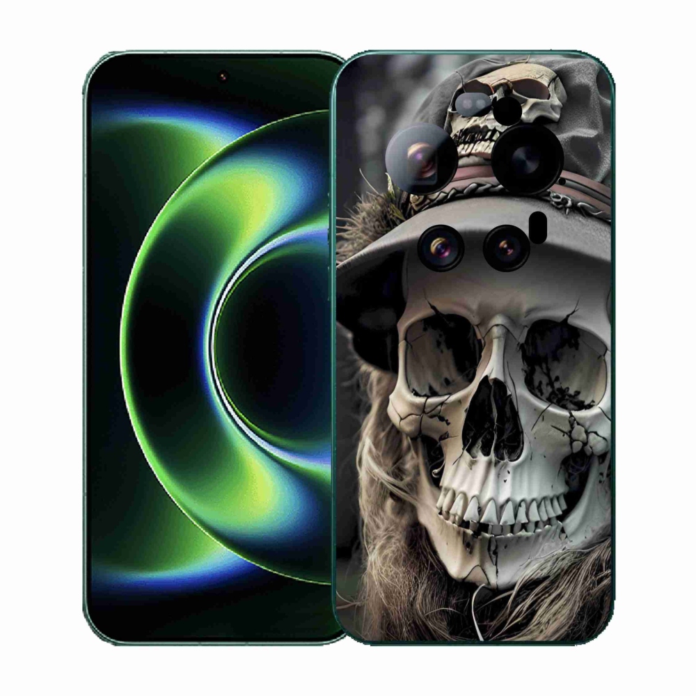 Gélový kryt mmCase na Xiaomi 17 Ultra - temná lebka