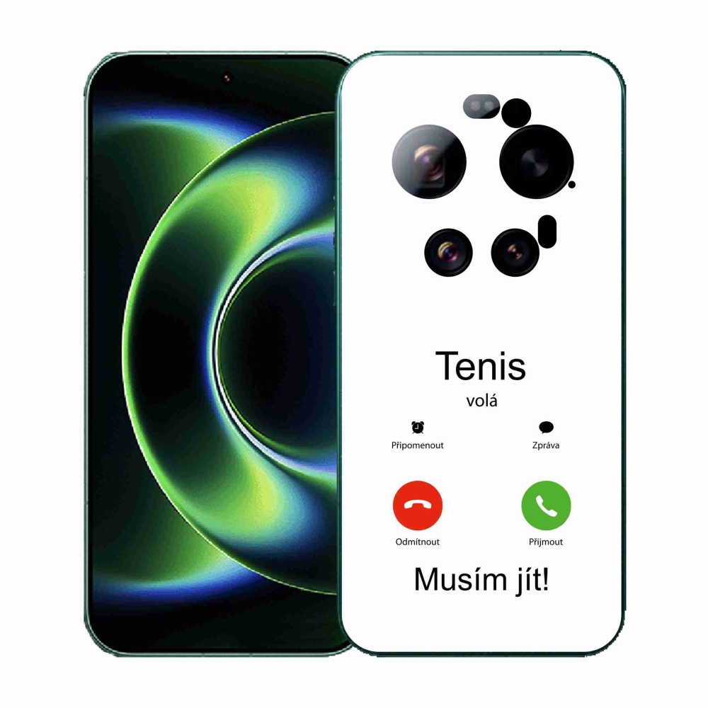 Gélový kryt mmCase na Xiaomi 17 Ultra - tenis volá biele pozadie