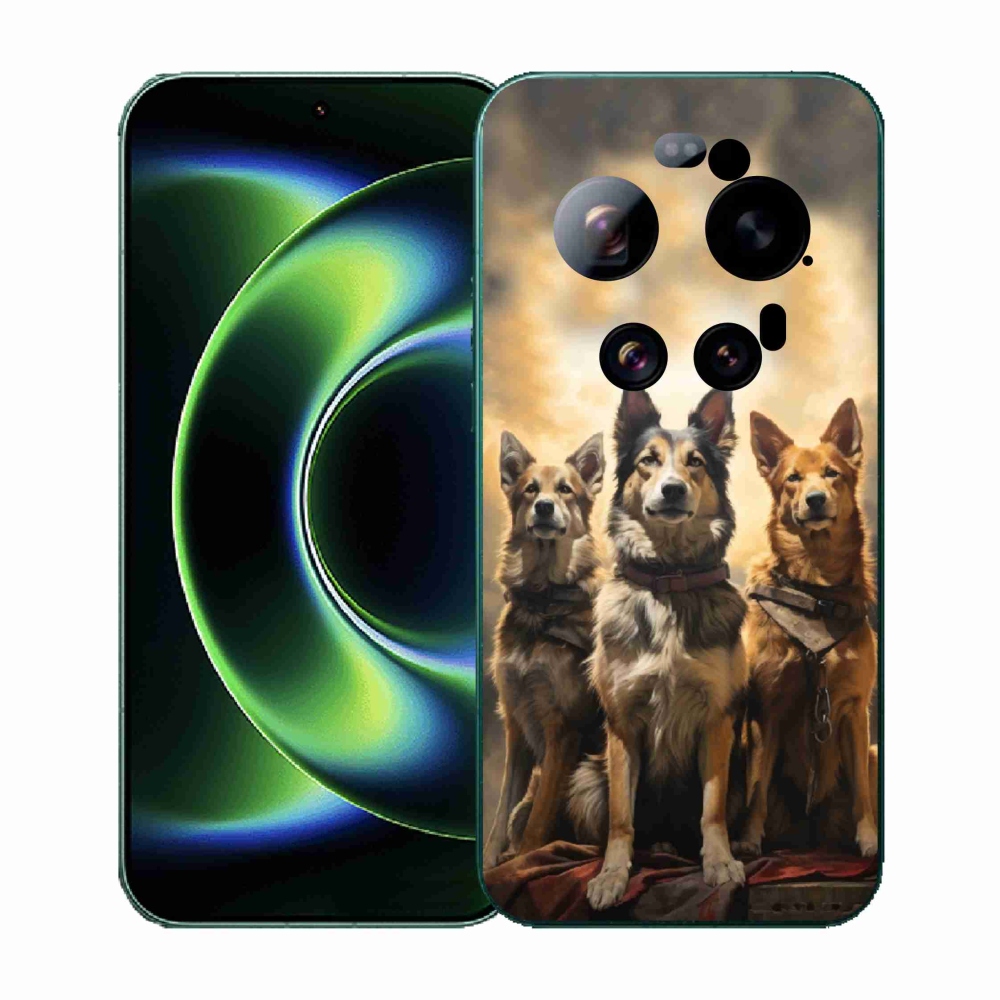 Gélový kryt mmCase na Xiaomi 17 Ultra - tri psy