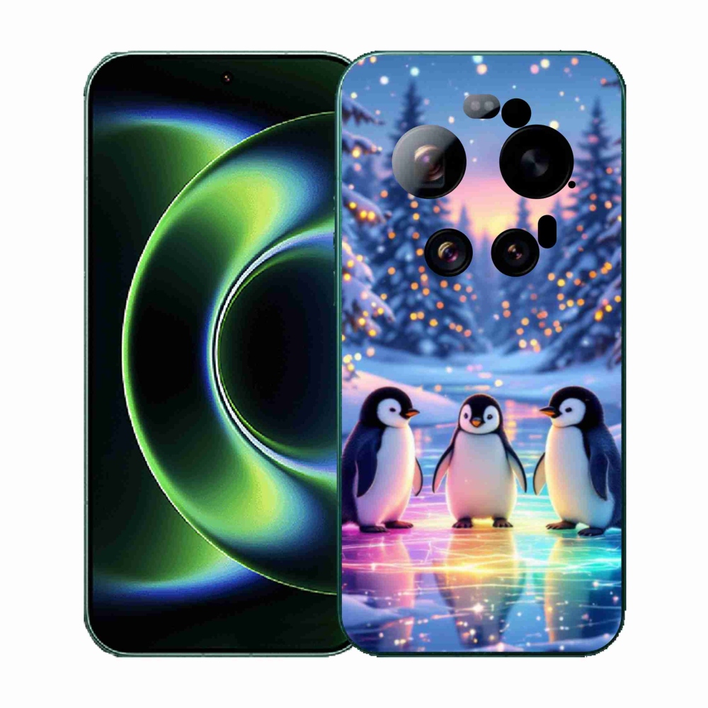 Gélový kryt mmCase na Xiaomi 17 Ultra - tučniaky