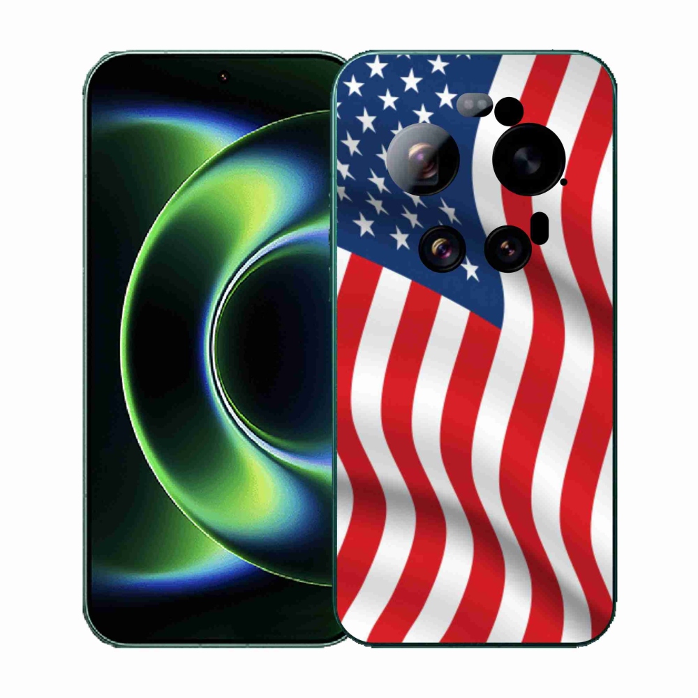 Gélový kryt mmCase na Xiaomi 17 Ultra - USA vlajka