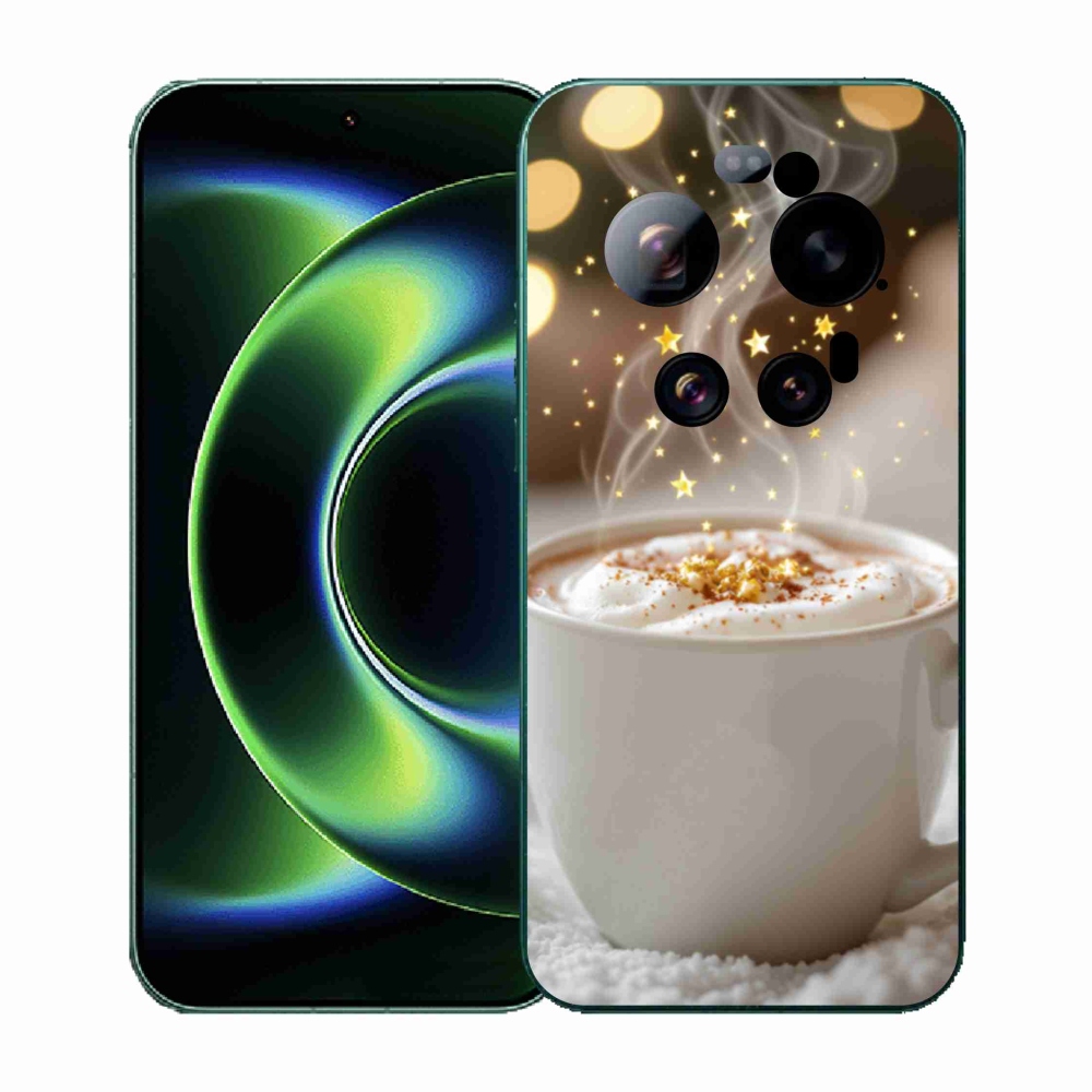 Gélový kryt mmCase na Xiaomi 17 Ultra - vianočný horúci nápoj