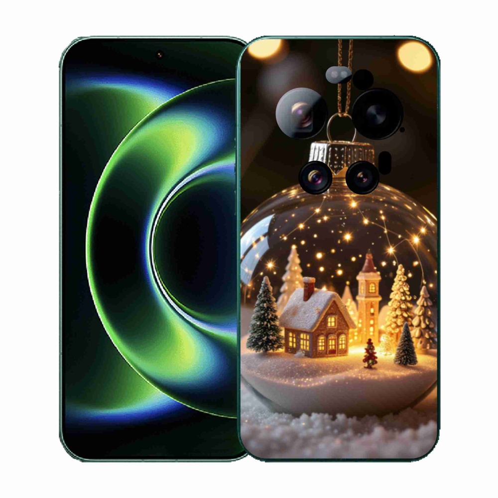 Gélový kryt mmCase na Xiaomi 17 Ultra - vianočné gule 3