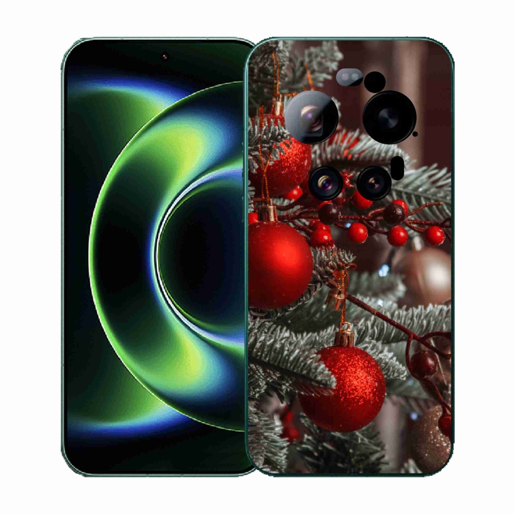 Gélový kryt mmCase na Xiaomi 17 Ultra - vianočné ozdoby 2